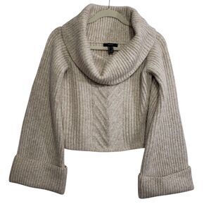 Warm Forever 21 Women's Medium Cropped Cowl Neck Sweater